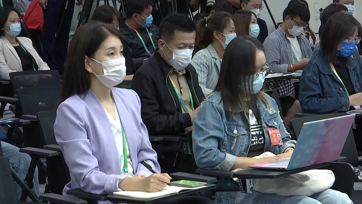 2021年10月10日,昆明,《生物多样性公约》缔约方大会第十五次会议(cop