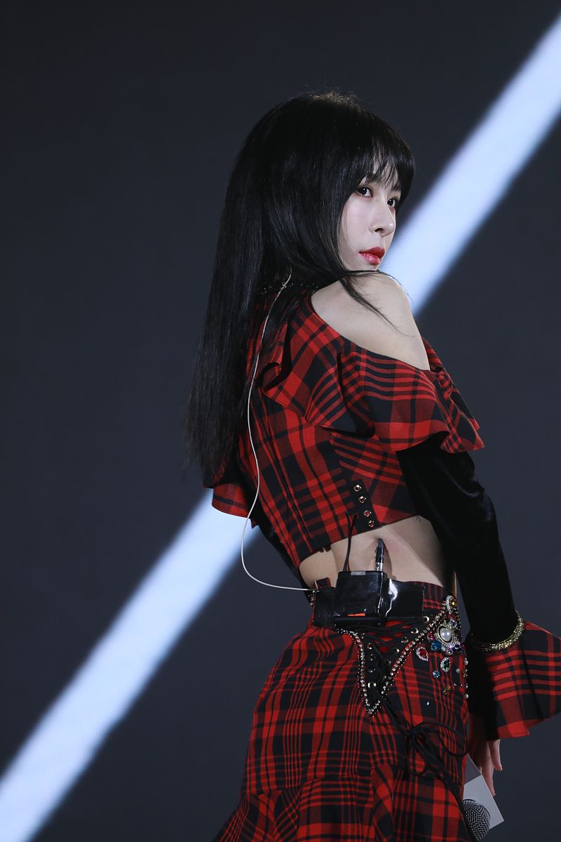 2020年12月24日,上海,明星现身ms上汽r汽车迎新演唱会 .snh48