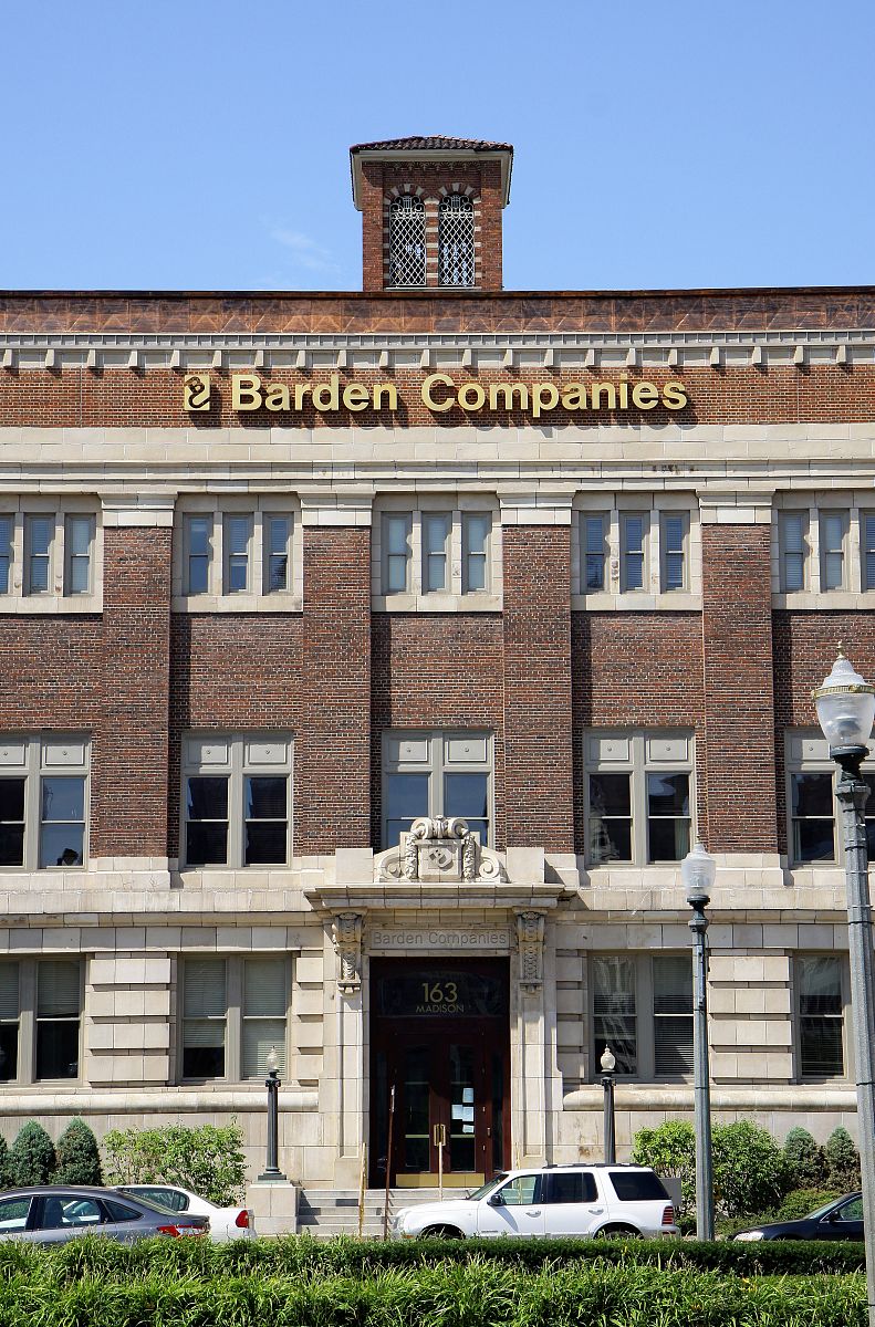 detroit, mi - july 21:  barden companies building, in detroit, m