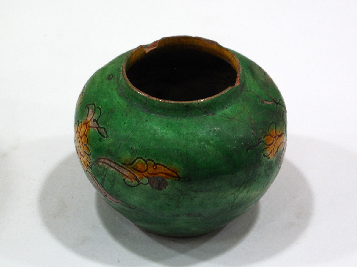 2013年10月04日 辽代三彩罐,馆藏文物,吉林省白城市博物馆.
