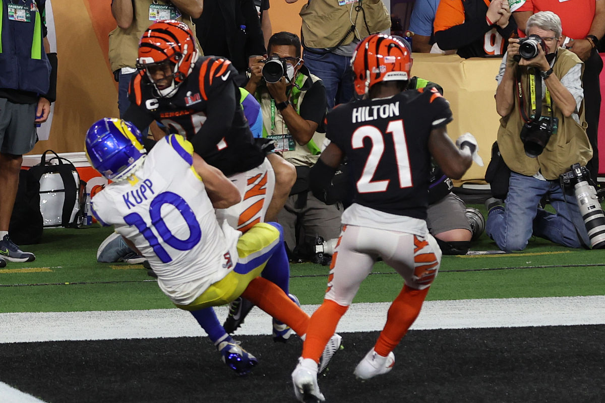inglewood, california - february 13: cooper kupp #10 of the los 