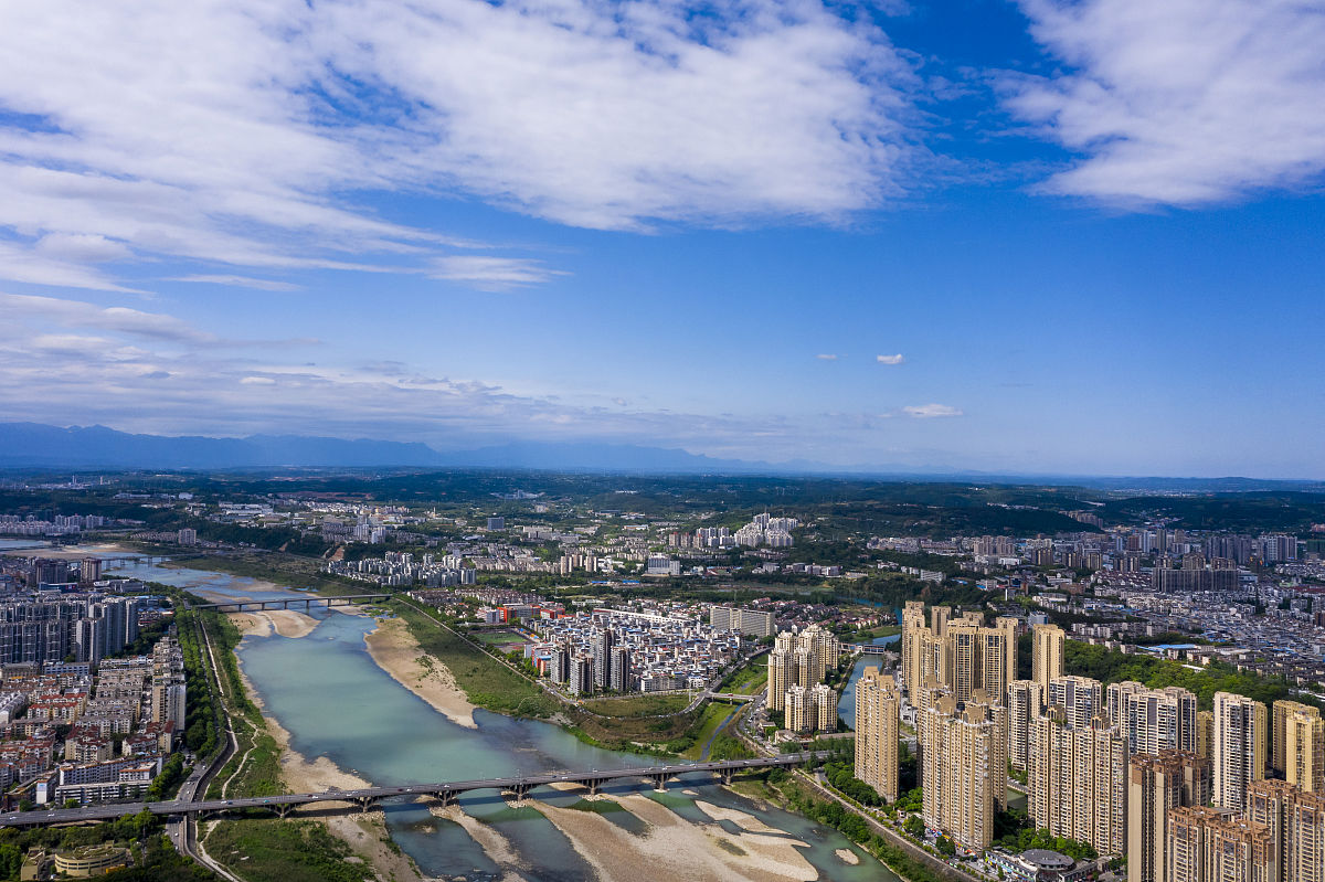 2021年4月25日,四川绵阳,科技城.
