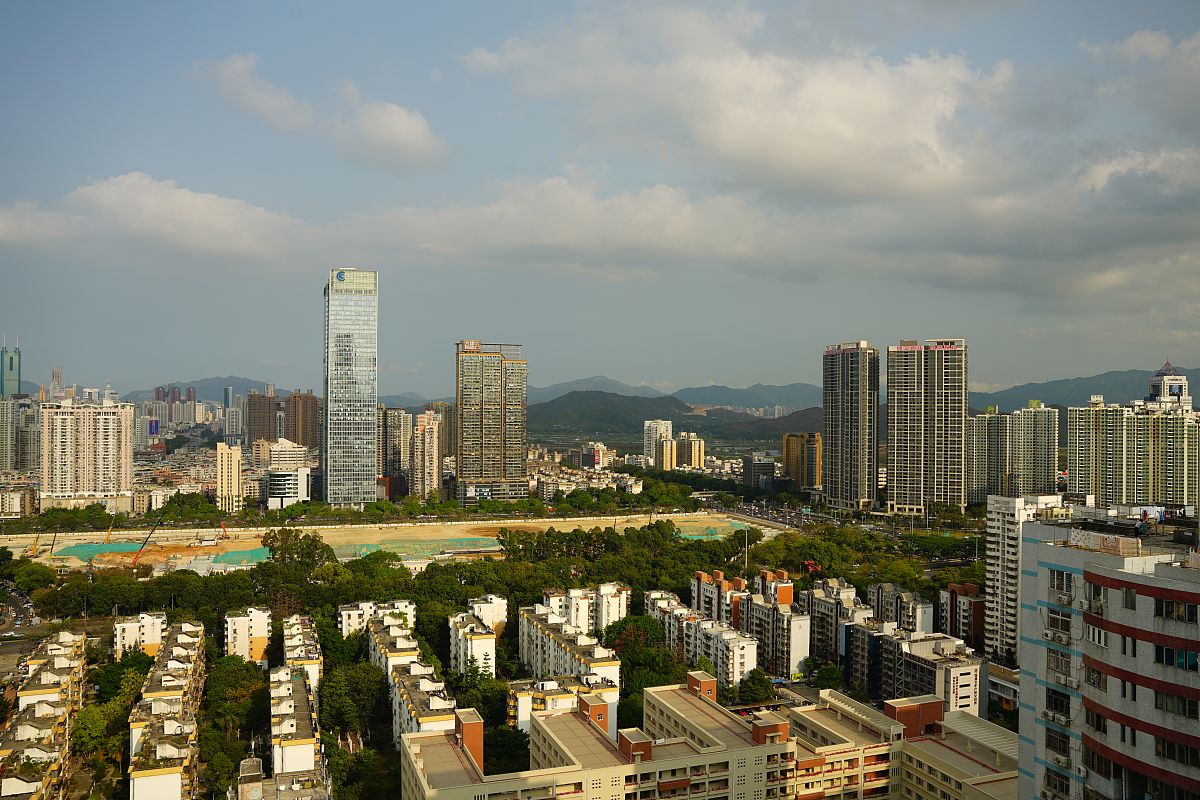 2021年3月17日,深圳福田中心区.