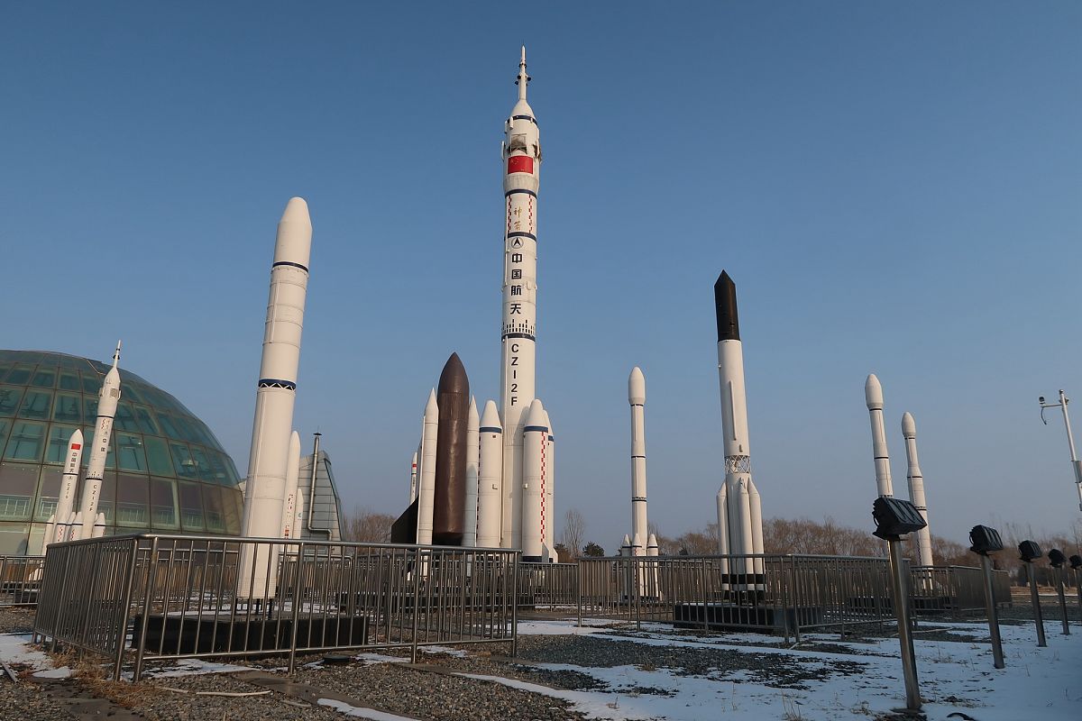2020年2月7日,北京园博园航天主题园.