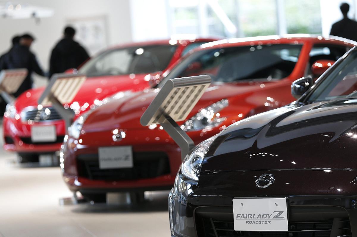 当地时间2013年2月8日,日本横滨,日产<strong>汽车</strong>.a nissan motor co.