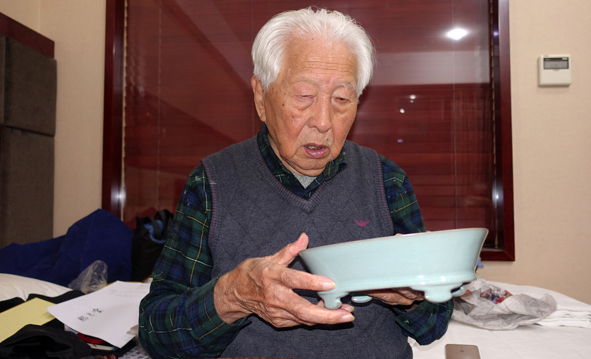 2018年11月5日,北京,文物鉴定专家耿宝昌.