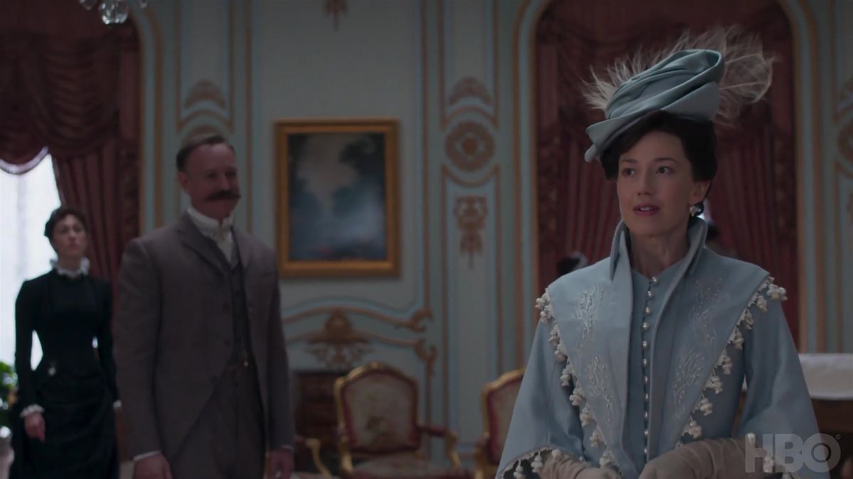 当地时间2022年3月25日,美国,热播美剧《镀金时代》(the gilded age)