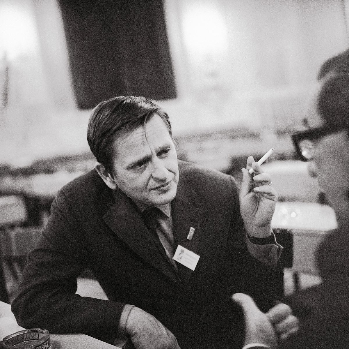 瑞典首相奥洛夫·帕尔梅.austria - january 01:  olof palme, social