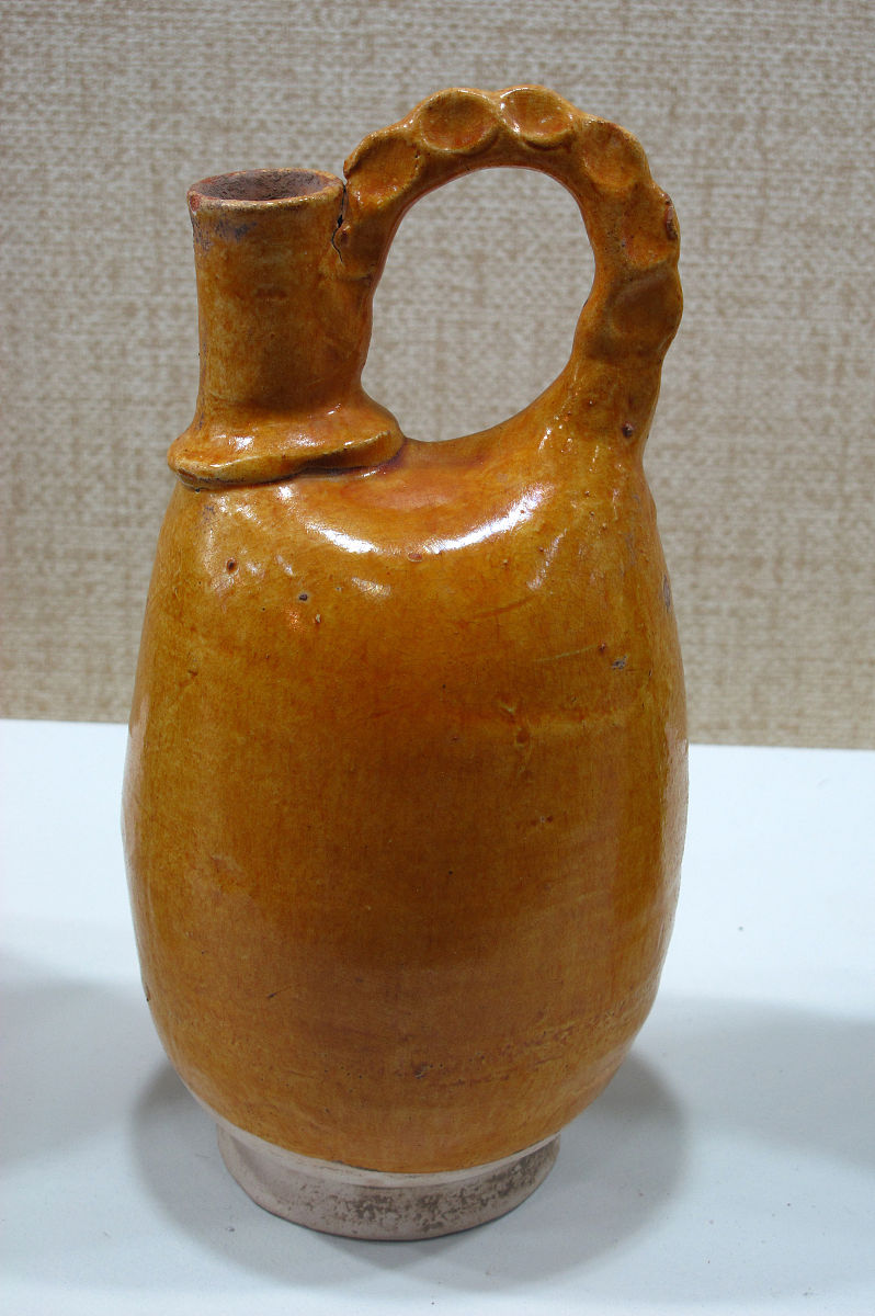 2013年10月04日 鸡冠壶,辽代,馆藏文物,吉林省白城市博物馆.