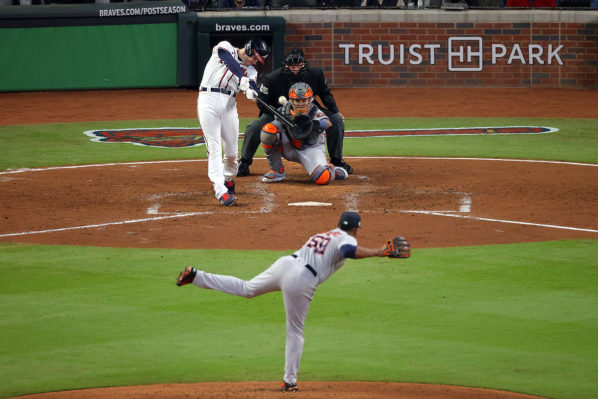 2021年10月31日,美国,2021mlb世界大赛g5,亚特兰大勇士vs休斯顿太空人