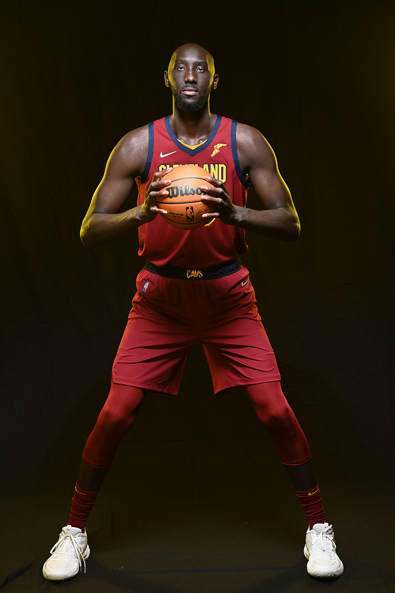 2021年9月27日,美国,21/22nba前瞻,克利夫兰骑士拍摄新赛季写真.indep