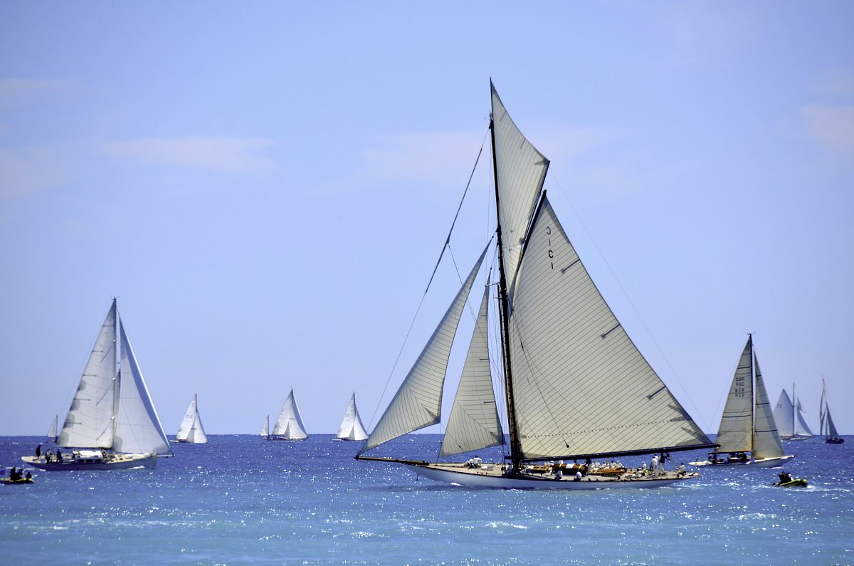 当地时间2013年5月29日,法国昂蒂布,自1996年,les voiles d'antibes帆