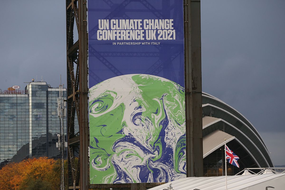 当地时间2021年10月31日,英国苏格兰格拉斯哥,《联合国气候变化框架公