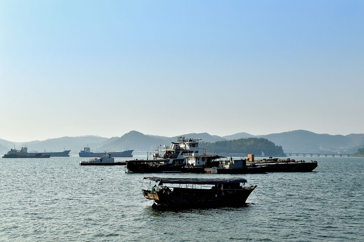 2017年10月30日,广西防城港,海港码头,