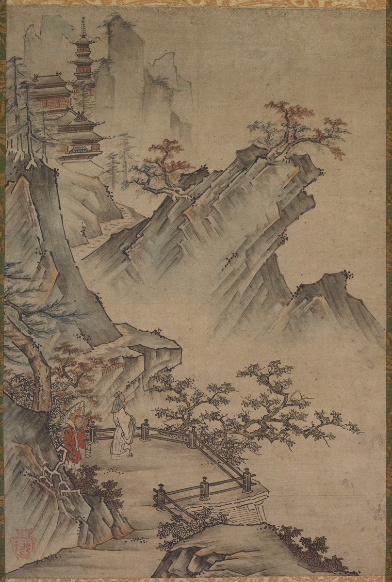 郭熙《林泉高政》中说：山有三远：自山下而仰山巅谓之高远；自山前而窥山后谓之深远；自近山而望远山谓之平远。高远之色清明 深远之色重晦；平远之色有明有晦。高远之势突兀深远之意重叠平远之意冲融而飘飘渺渺。 一山一世界三远三视角。以上材料中郭熙提醒山水画的创作者要从高远、深远、平远等不同视角中去观察山的形色意态结合仰视、俯视、平视等不同视角来描绘自然景物。这个视角也能在更广泛的领域给人以启示引发深入思考。
