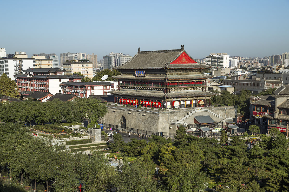 以旅途博主的口吻写篇以下景点西安鼓楼、西安丰裕口河流、西安汉城湖、西安大雁塔北广场、西安永兴坊、西安夜景的文章需带标题和结尾带互动语句