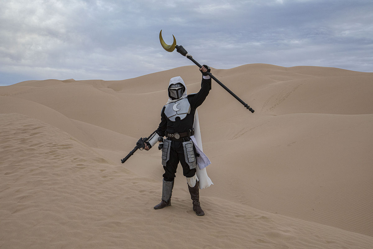 当地时间 2022年1月15日,加州,《星球大战:绝地归来》cosplayer拍大片