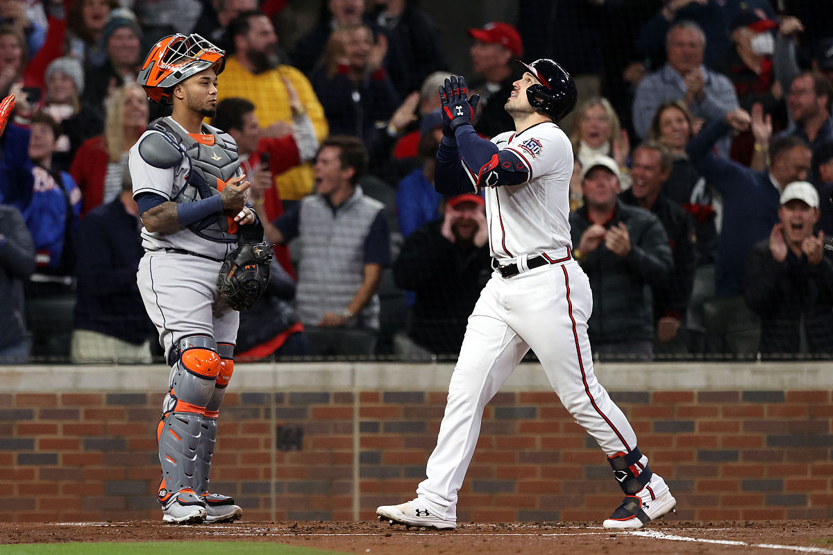2021年10月31日,美国,2021mlb世界大赛g5,亚特兰大勇士vs休斯顿太空人