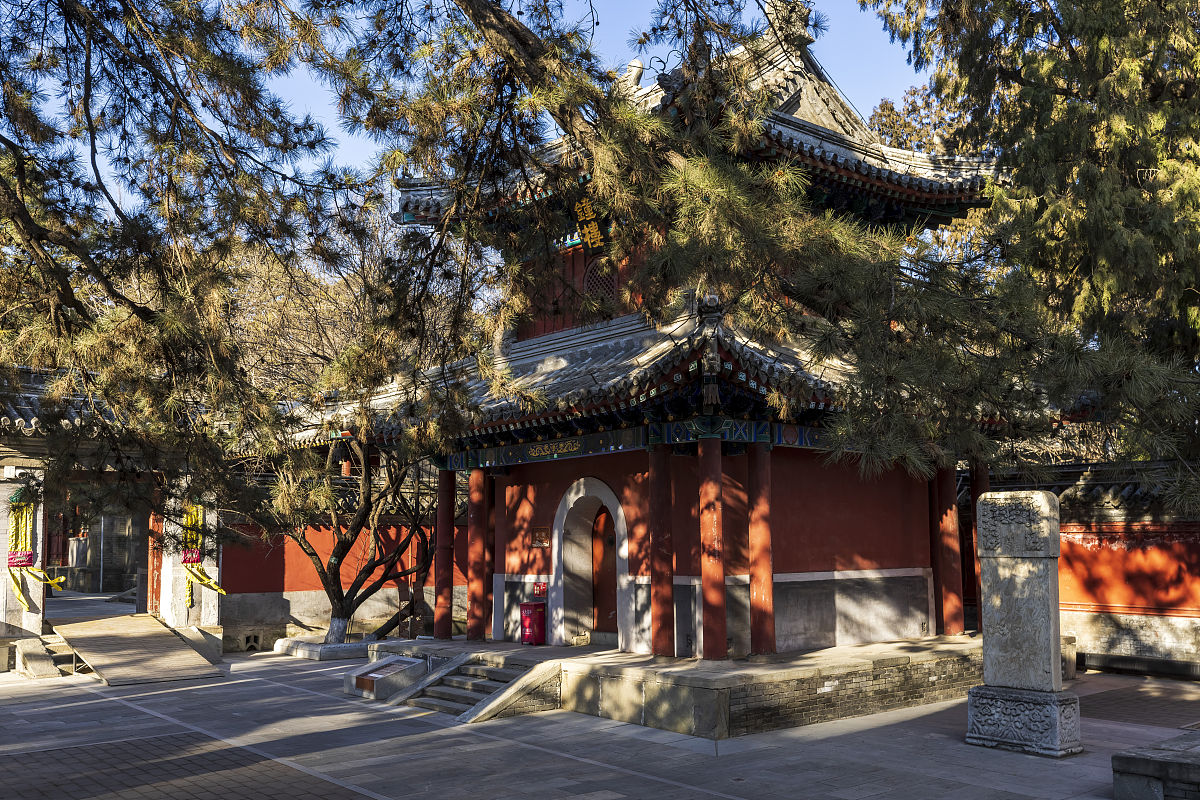 2022年1月10日,北京,门头沟,戒台寺.