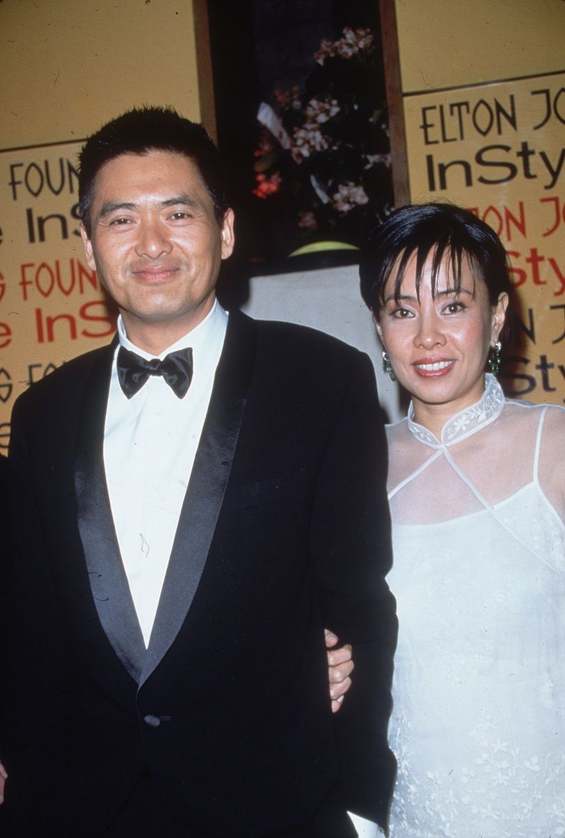 周润发 陈荟莲26th march 2000: hong kong-born chinese actor chow 