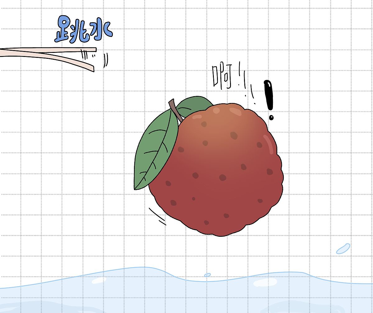 漫画:荔枝价格大跳水