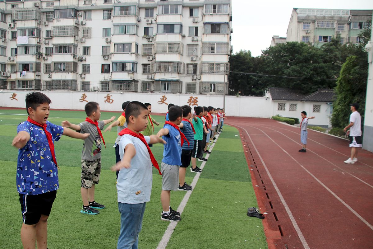 2021年9月8日, 江苏省苏州市,平江实验学校分校,孩子们在"三点半课堂"