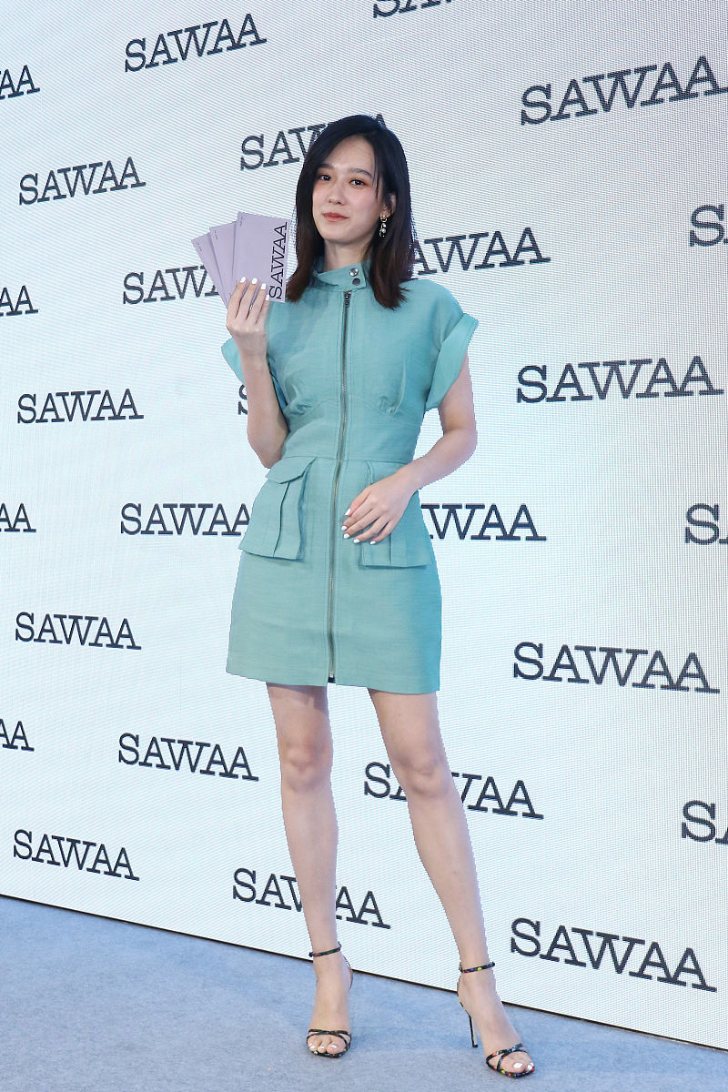 2020年9月22日,台北,明星出席 sawaa 品牌上市记者会暨贵宾酒会.孟耿