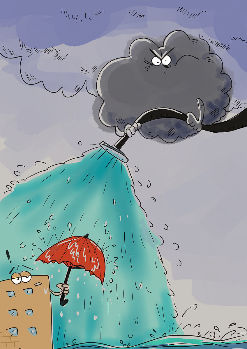 暴雨天如何科学避险？为题写一篇文章