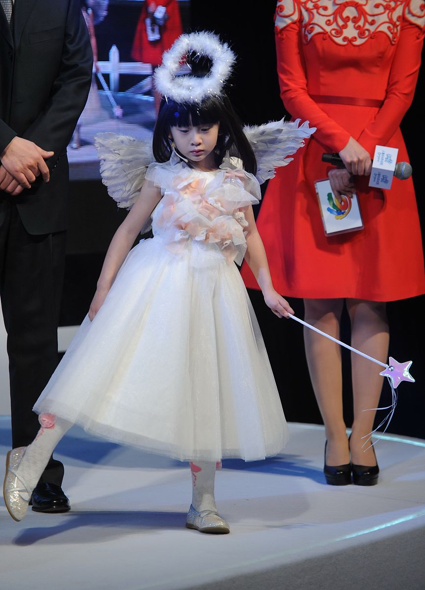 2014年01月05日,北京,未来星有机奶上市活动.田雨橙cindy