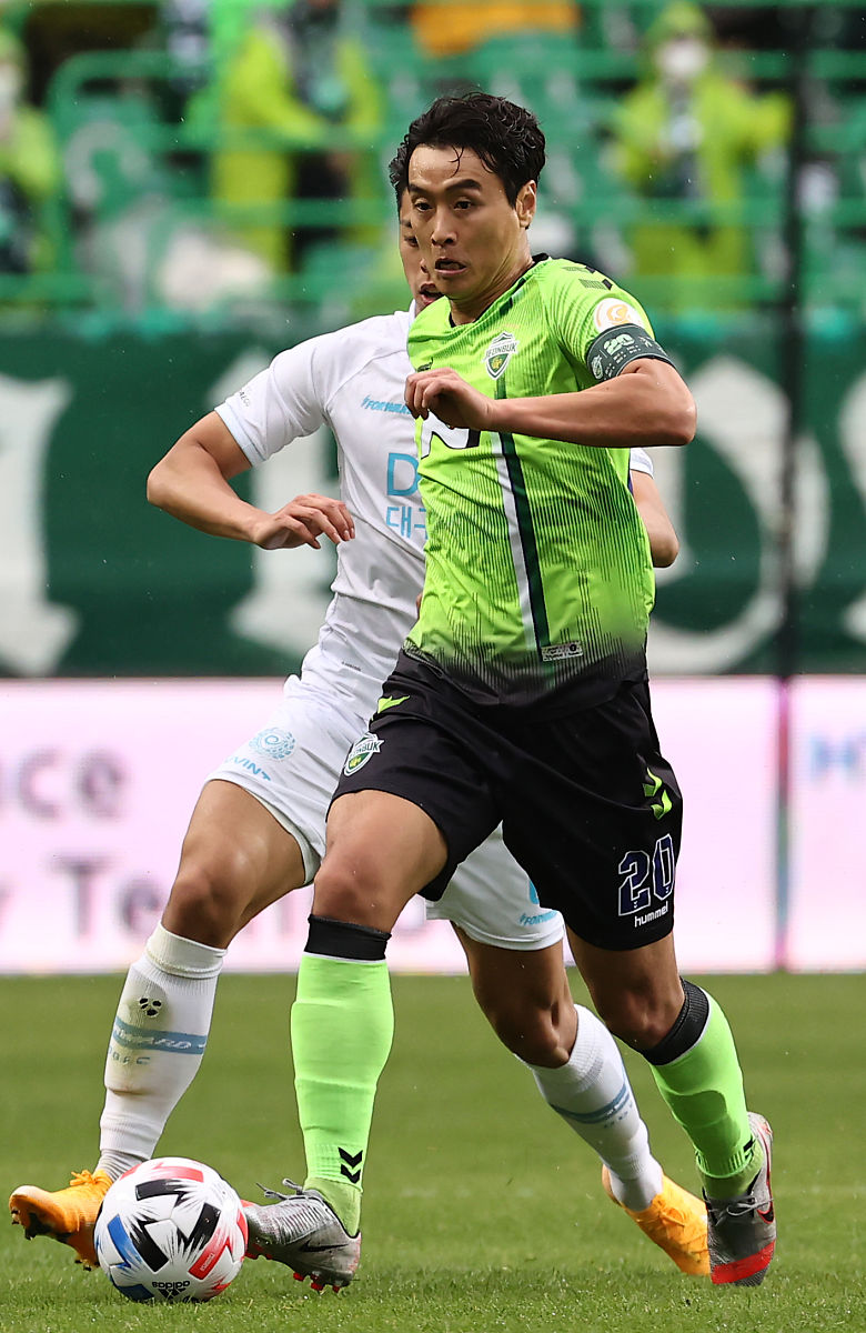 2020年11月1日,韩国,2020k联赛争冠组末轮,全北现代2-0大邱fc.      (
