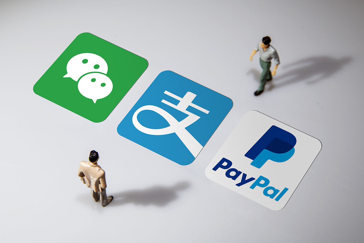 商业配图:paypal,微信支付,支付宝