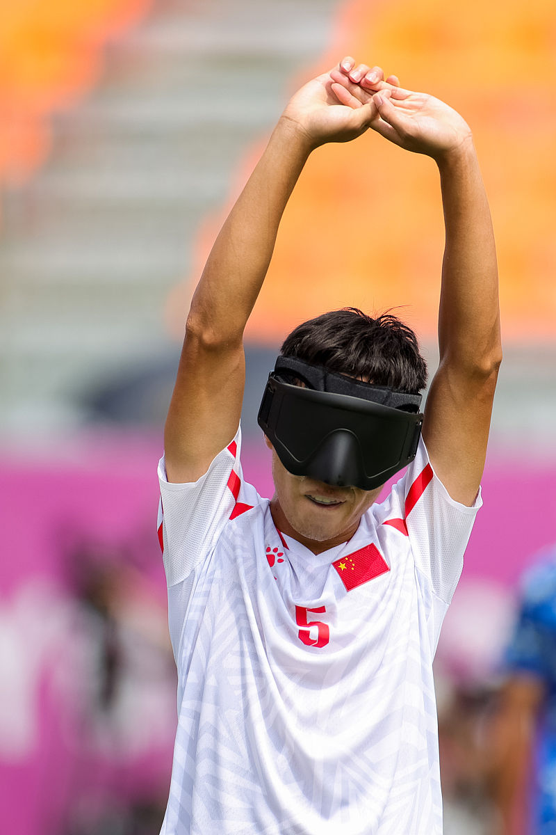 2021年8月31日,日本,2020东京残奥会5人制盲人足球小组赛,中国vs日本.