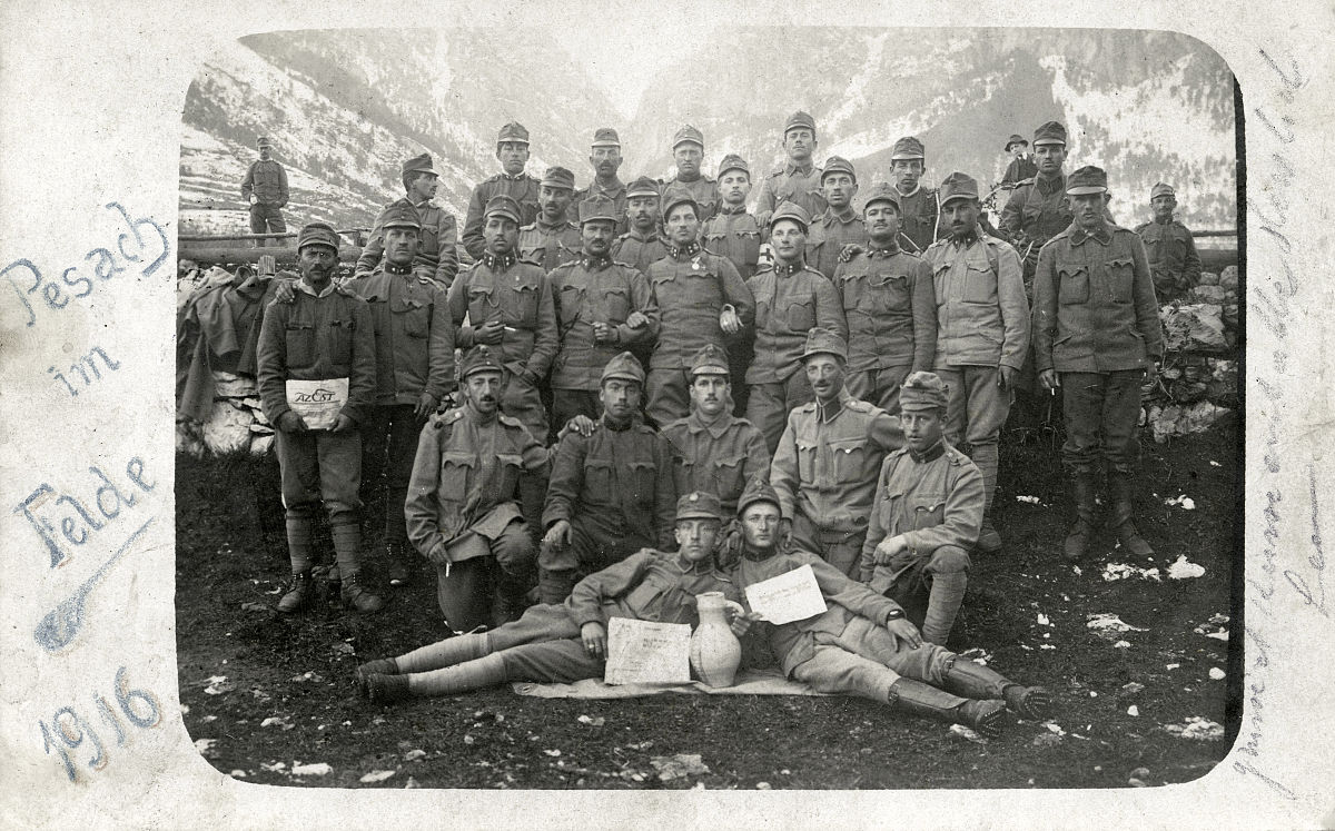 jewish german soldiers in world war one, celebrate passover in t