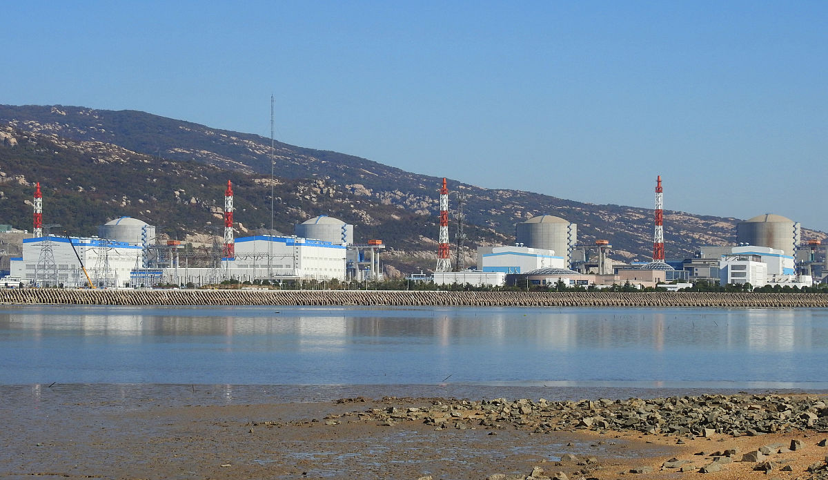 2018年10月27日,江苏连云港,江苏田湾核电站1到4号机组.