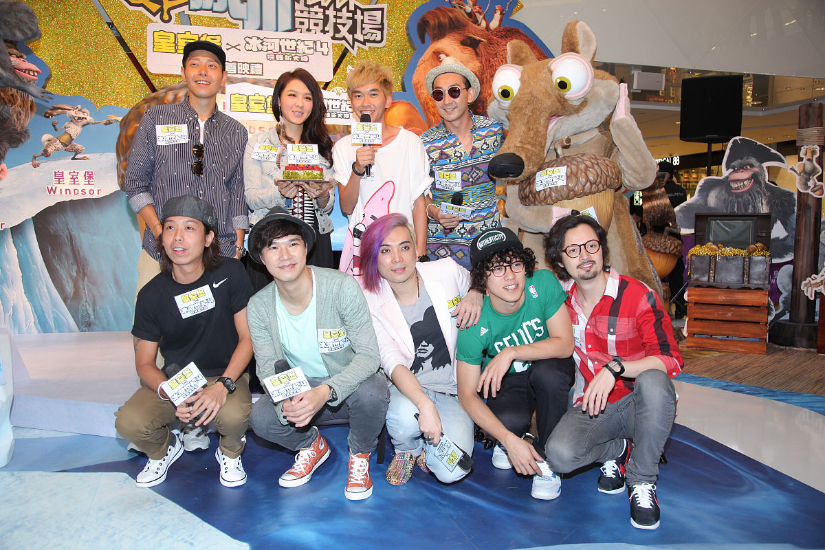 2012年7月8日,香港,电影《冰河世纪3》宣传活动.+++_+++