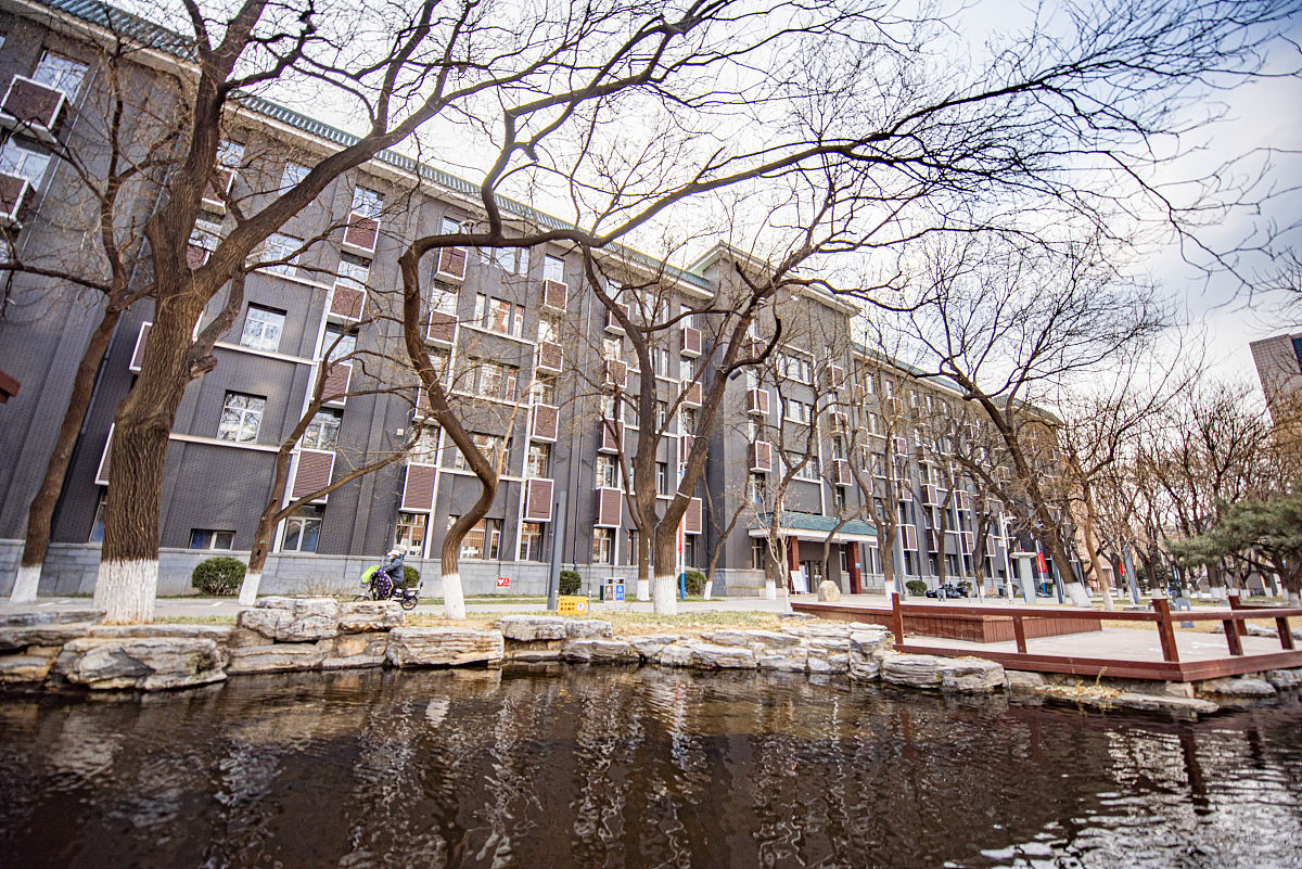 2021年1月19日,北京,中国传媒大学校园风景.