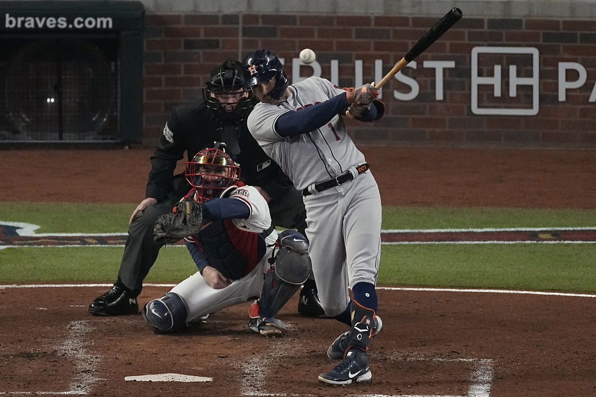 2021年10月31日,美国,2021mlb世界大赛g5,亚特兰大勇士vs休斯顿太空人