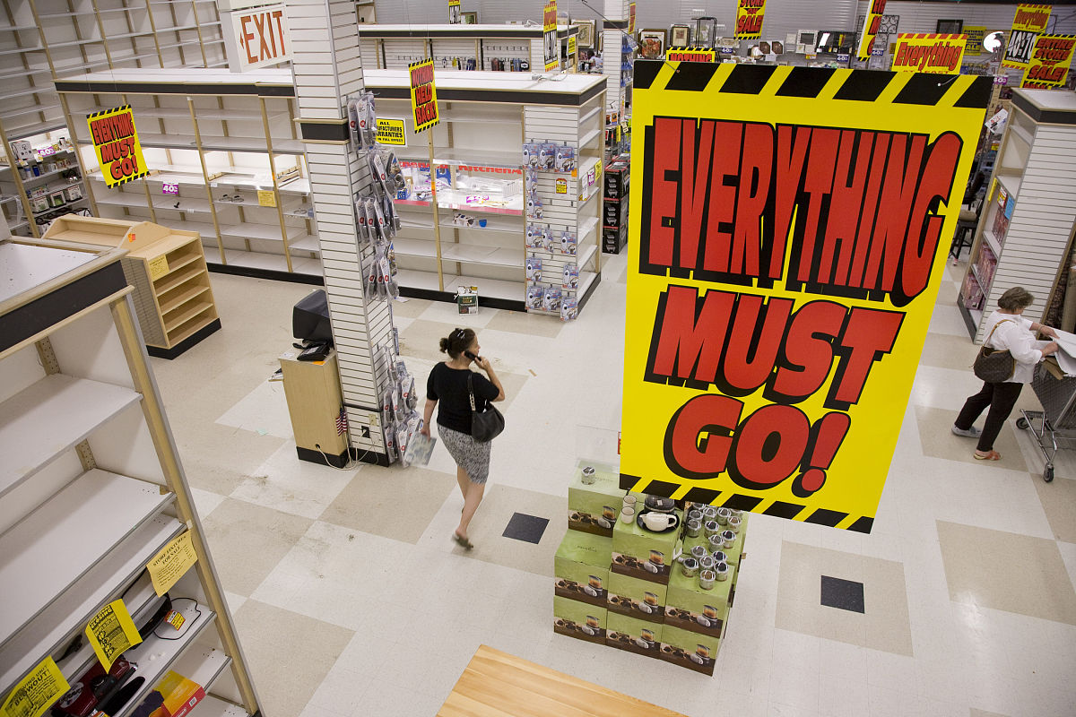 november 1, 2008, houston, texas, usa: bankrupt linens 'n things
