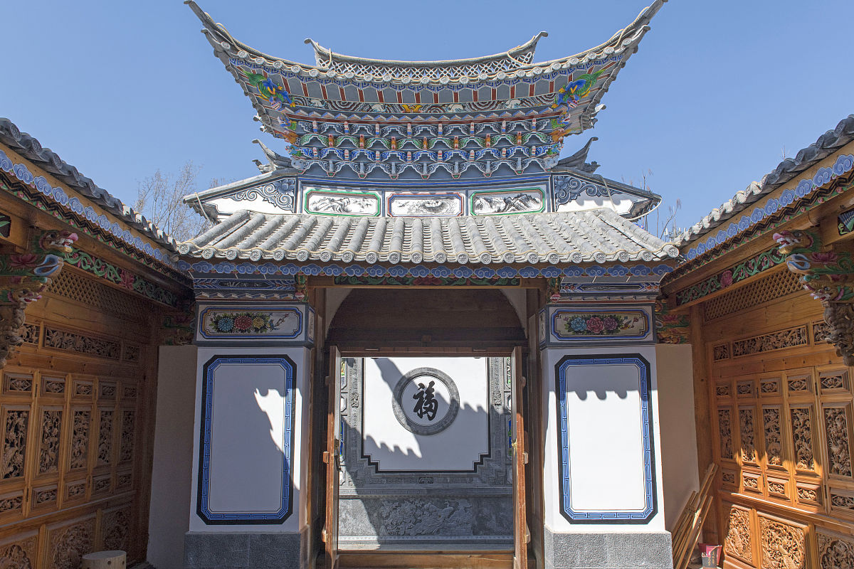 2020年4月,北京延庆,世园公园风光.