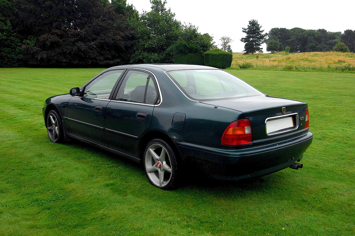 a green rover 620, identical to the car that police are looking 