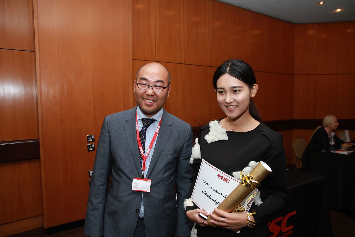 当地时间2013年10月19日,英国伦敦,2013年英国教育展在伦敦举行,来自