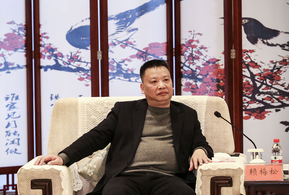 2021年3月4日,江苏淮安,中通快递董事长赖梅松.
