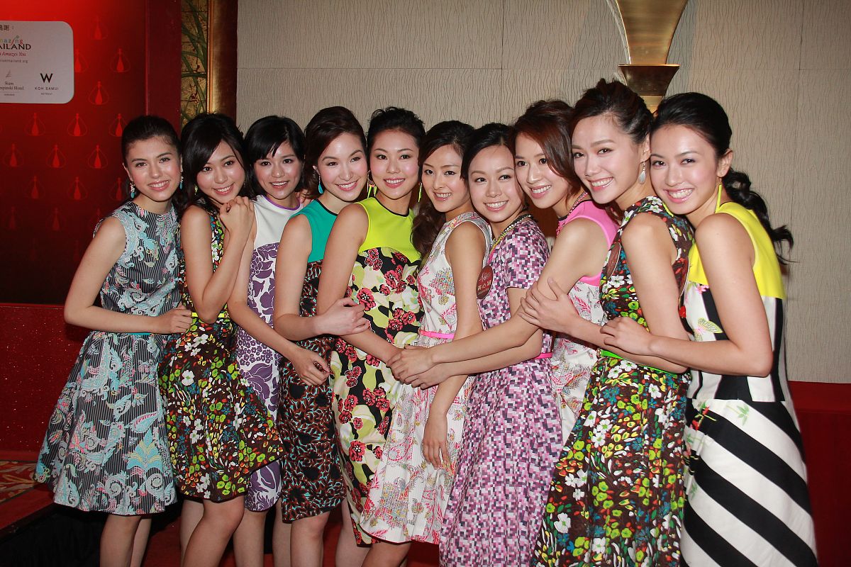 2012年7月23日,香港,港姐泰国外景记者会暨公布第10位决赛佳丽.+++_++