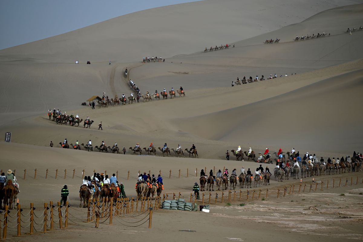 这个暑假我去了敦煌