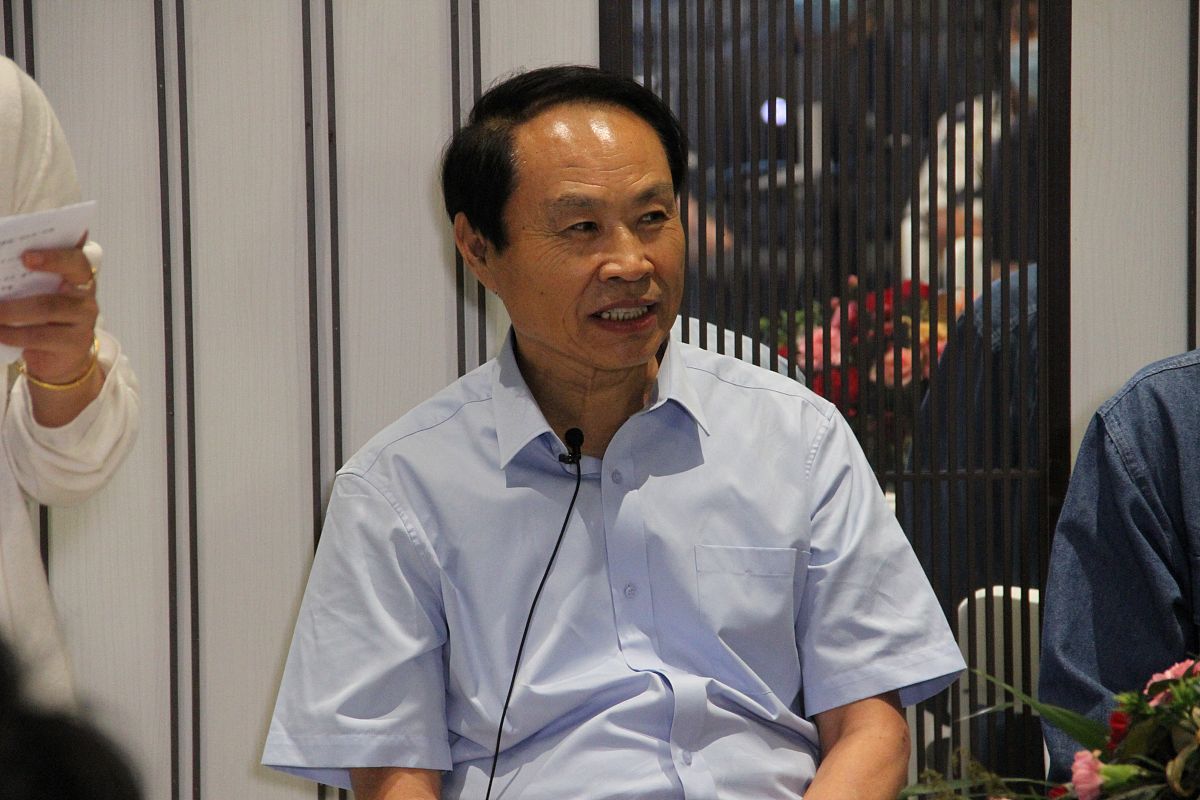 2021年9月12日,北京,茅盾文学奖得主,著名作家周大新《洛城花落》新书