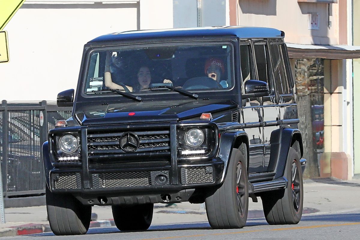 los angeles, ca  - *exclusive*  - noah cyrus and lil xan look to