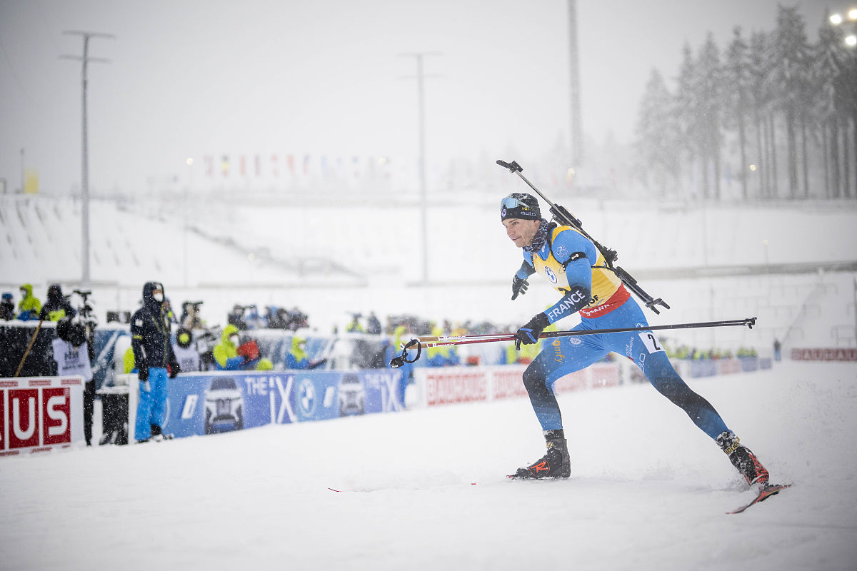 oberhof, germany - january 09: emilien jacquelin of france at th