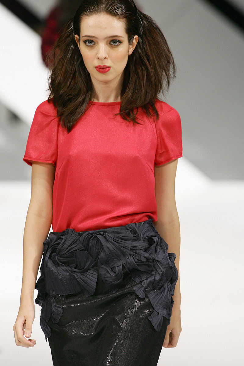 2010年1月19日讯,香港,2010香港时装周(秋冬).moiselle品牌秀场.a mod