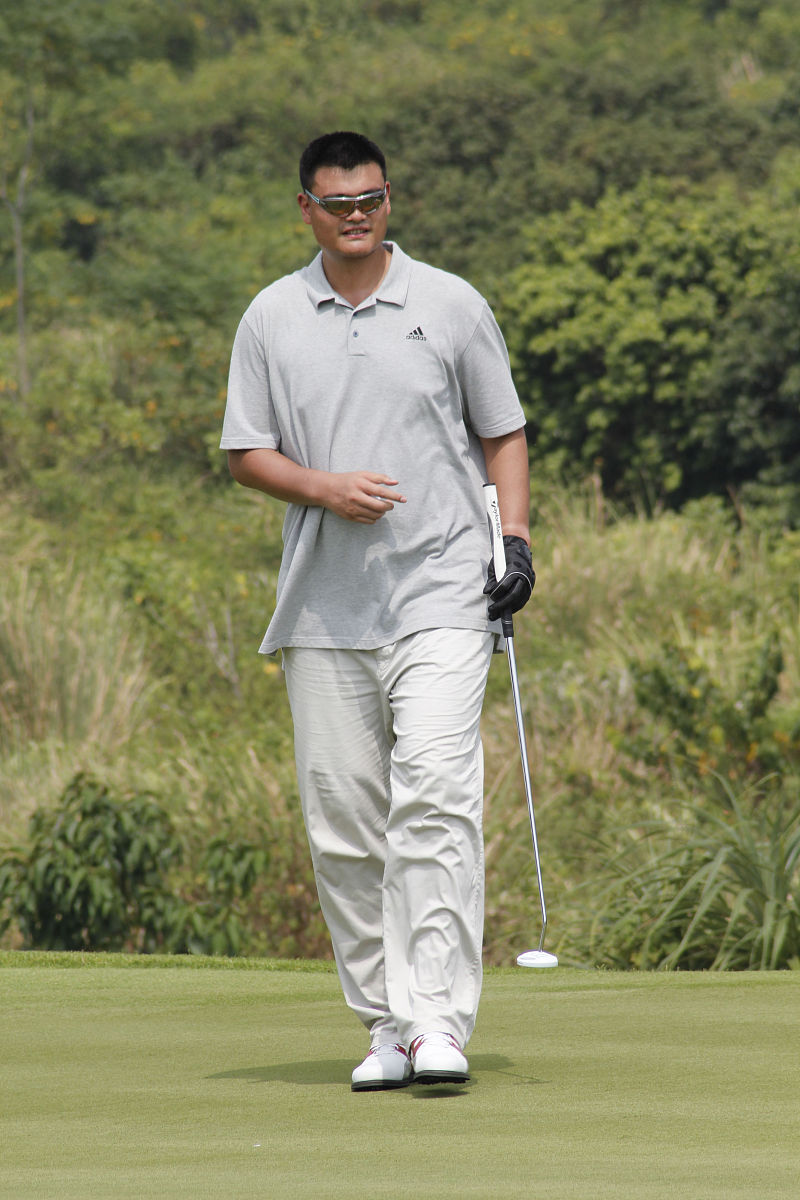 2012年10月19日,海南省海口市,2012海南观澜湖世界高尔夫明星赛明星云