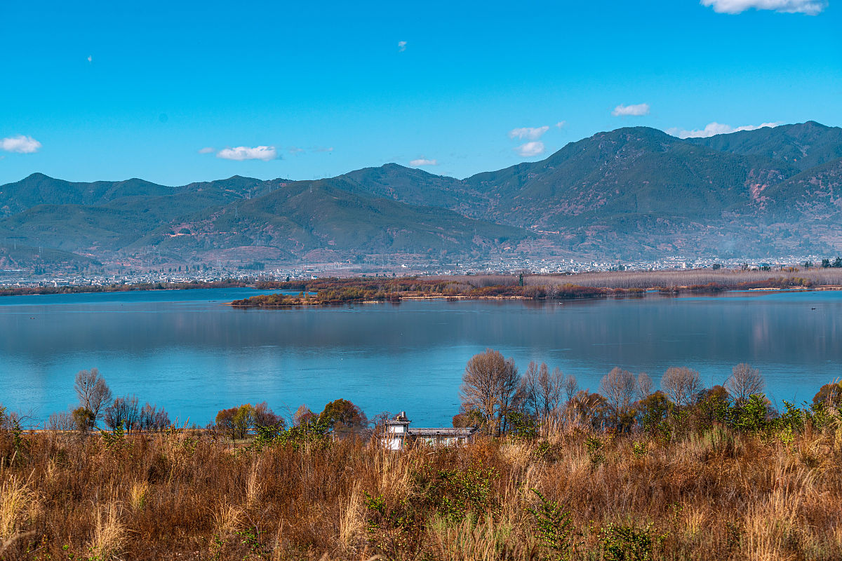 2019年11月30日,云南省大理白族自治州剑川县, 剑湖.